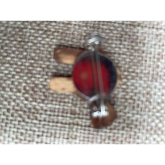 Not so Mystery Mystery Bag of 6 Assorted Vintage Jewelry made of Wood Stone - Picture 6 of 6